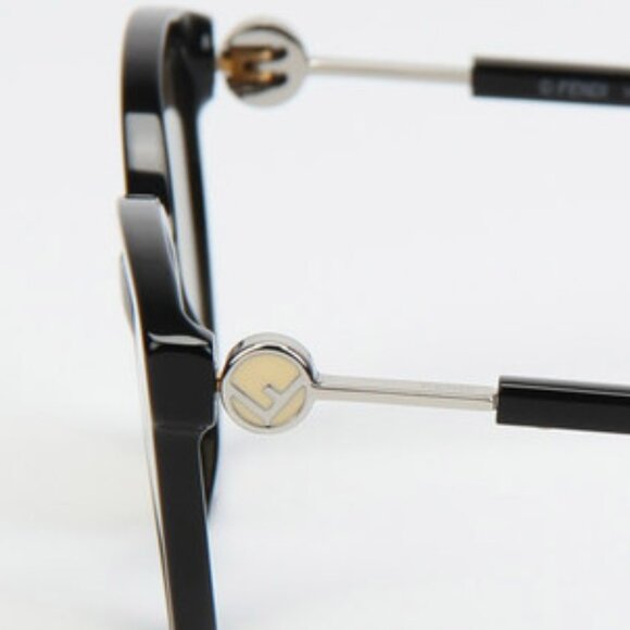 Fendi Brown Ochre Round Ladies Sunglasses - Picture 2 of 3